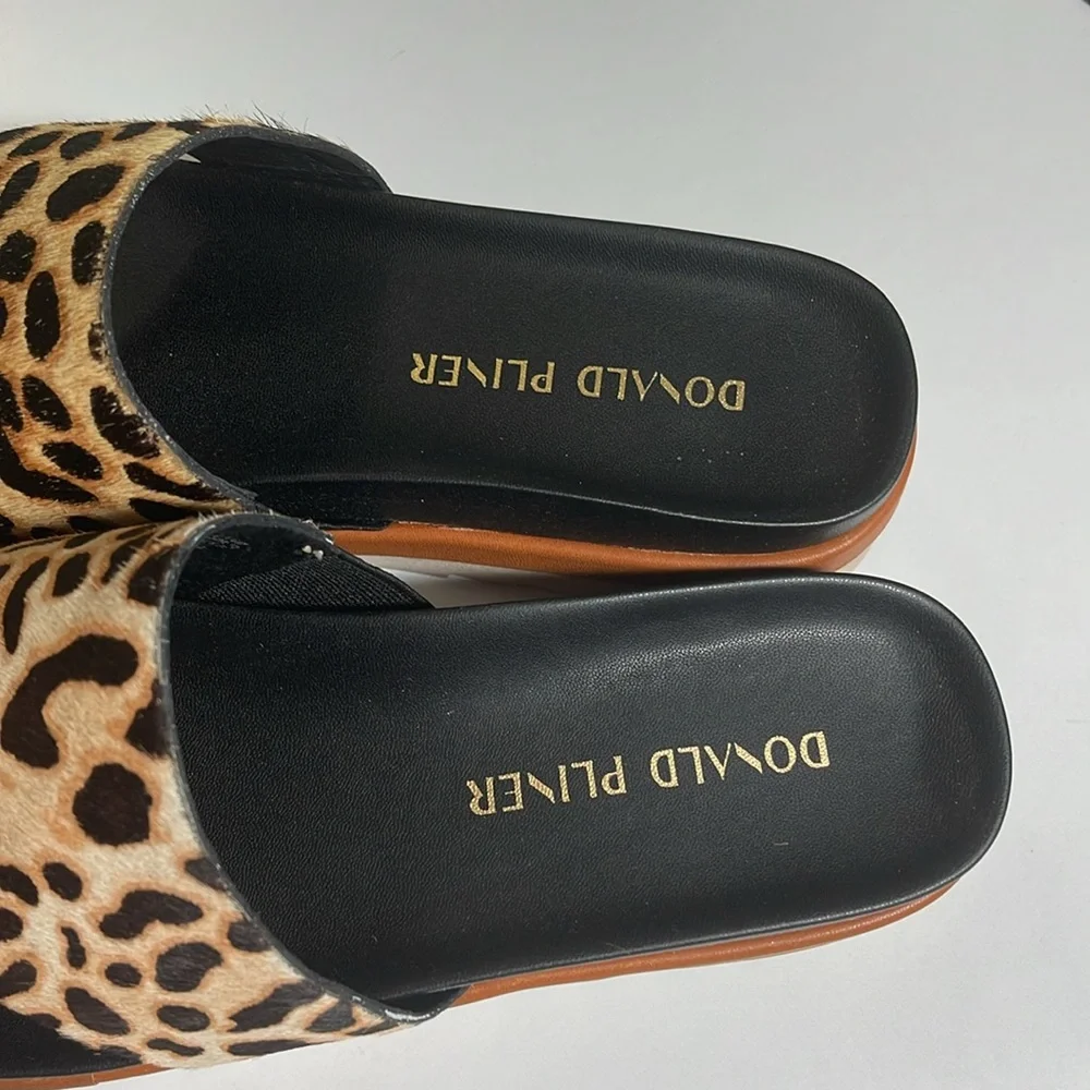 Donald j Pliner leopard calf hair sandals - Picture 7 of 10